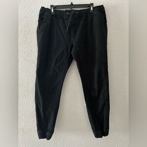 London Fog Black Jogger Pants Size 2X